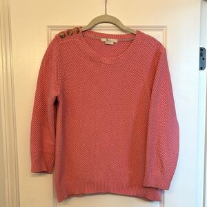 Boden Pink Crew Neck Sweater in 100% cotton